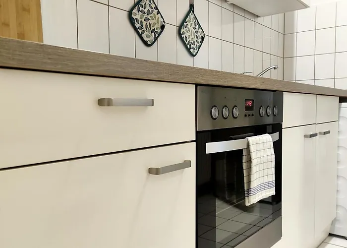 Apartmán Kurzentrum, Kueche, Radfreundlich, Gemuetliches Bett