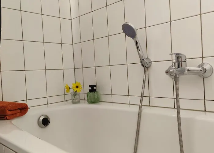 Apartmán Kurzentrum, Kueche, Radfreundlich, Gemuetliches Bett *